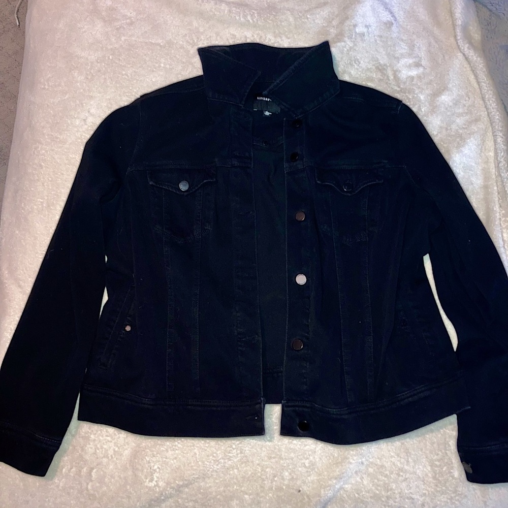 XL black liverpool denim jacket